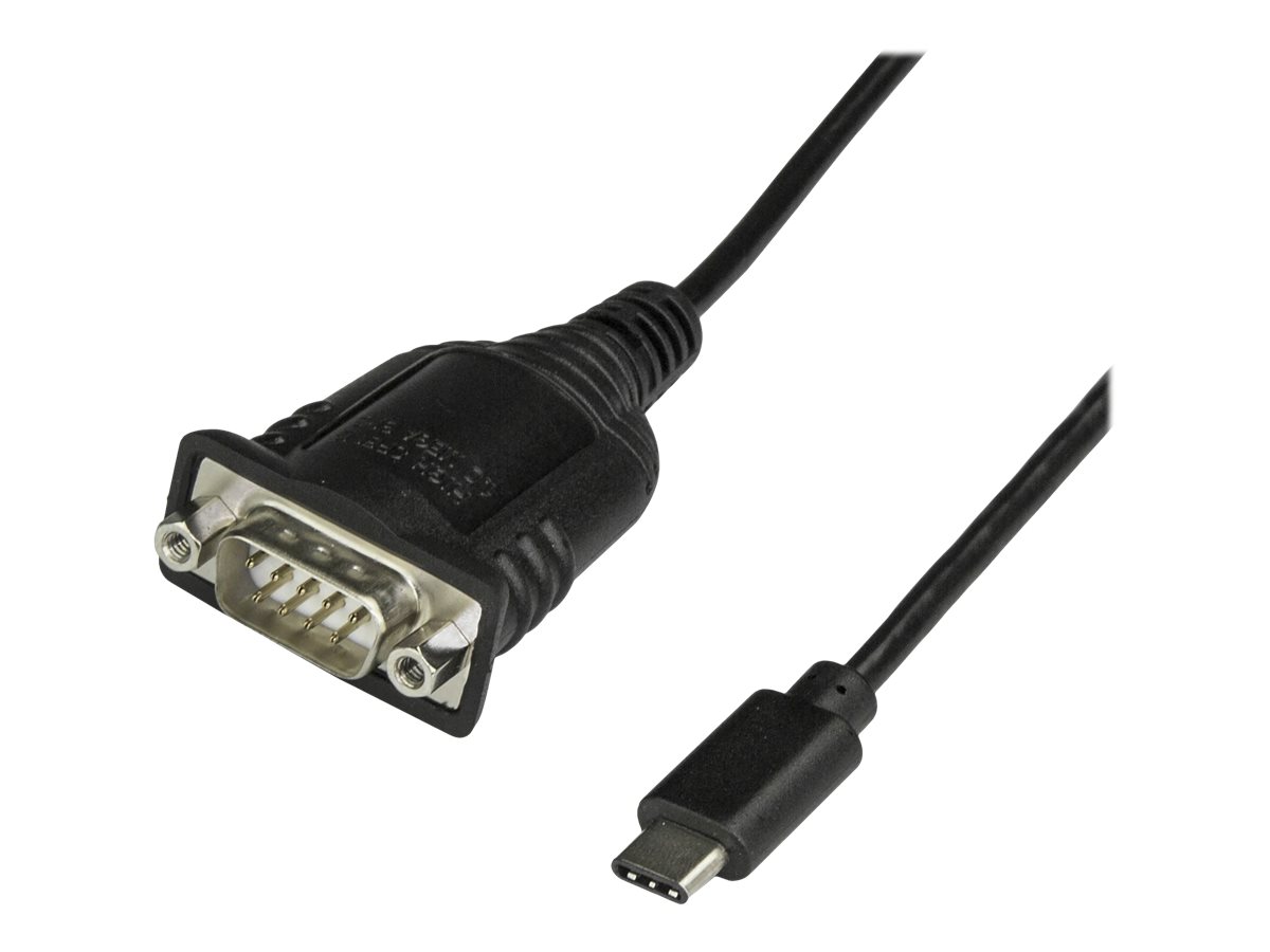 StarTech USBC auf Seriell Adapter mit COM Retention USB C zu RS232 Kabel USB C zu DB9 Kabel Windows MacOS Linux