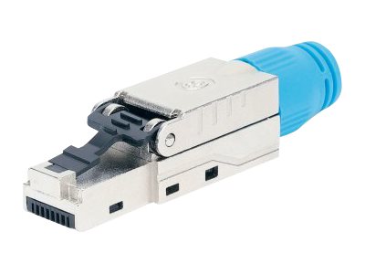 INTELLINET Cat8.1 40G RJ45-Feldstecker STP und werkzeuglos ideal für Datacenter für Litzen- und Massivdraht vergoldete Kontakte INTELLINET Cat8.1 40G RJ45-Feldstecker STP und werkzeuglos ideal für Datacenter für Litzen- und Massivdraht vergoldete Kontakte