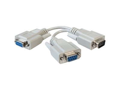 Delock Adapter Seriell Sub-D9 Stecker > 2 x Buchse 17cm Delock Adapter Seriell Sub-D9 Stecker > 2 x Buchse 17cm