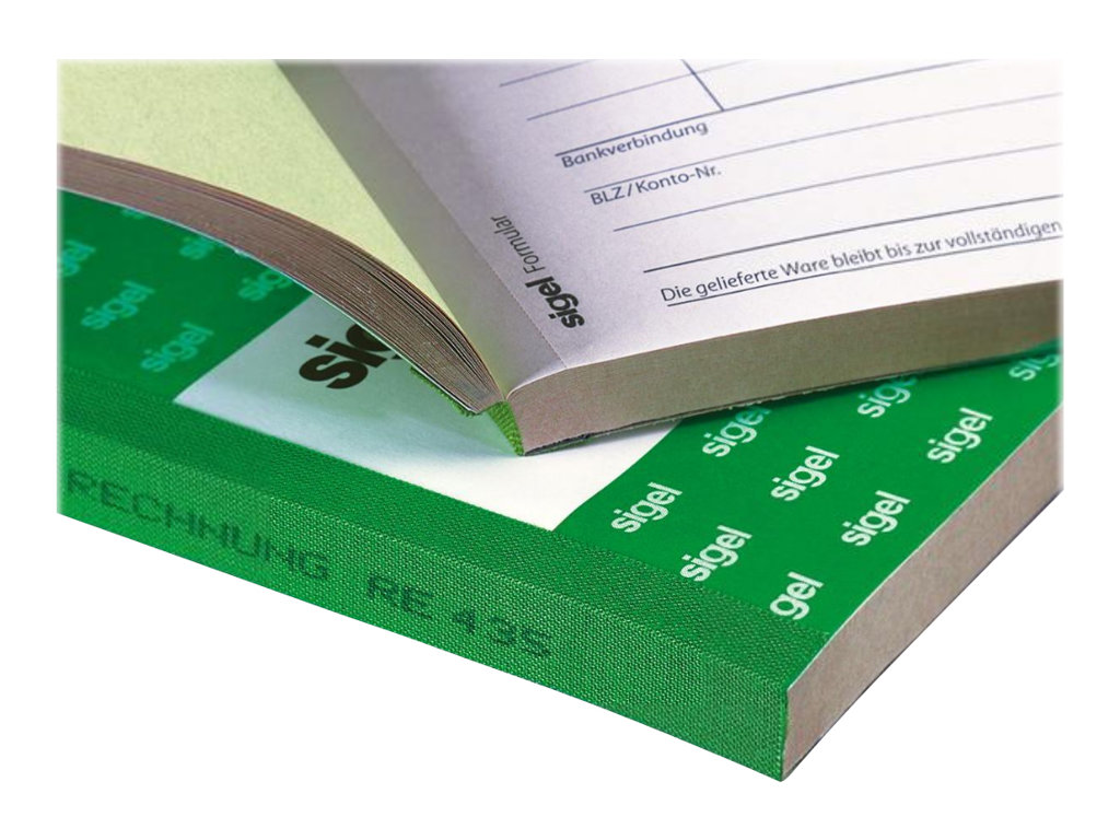 SIGEL Quittung, MwSt. separat ausgewiesen Formularbuch SD023