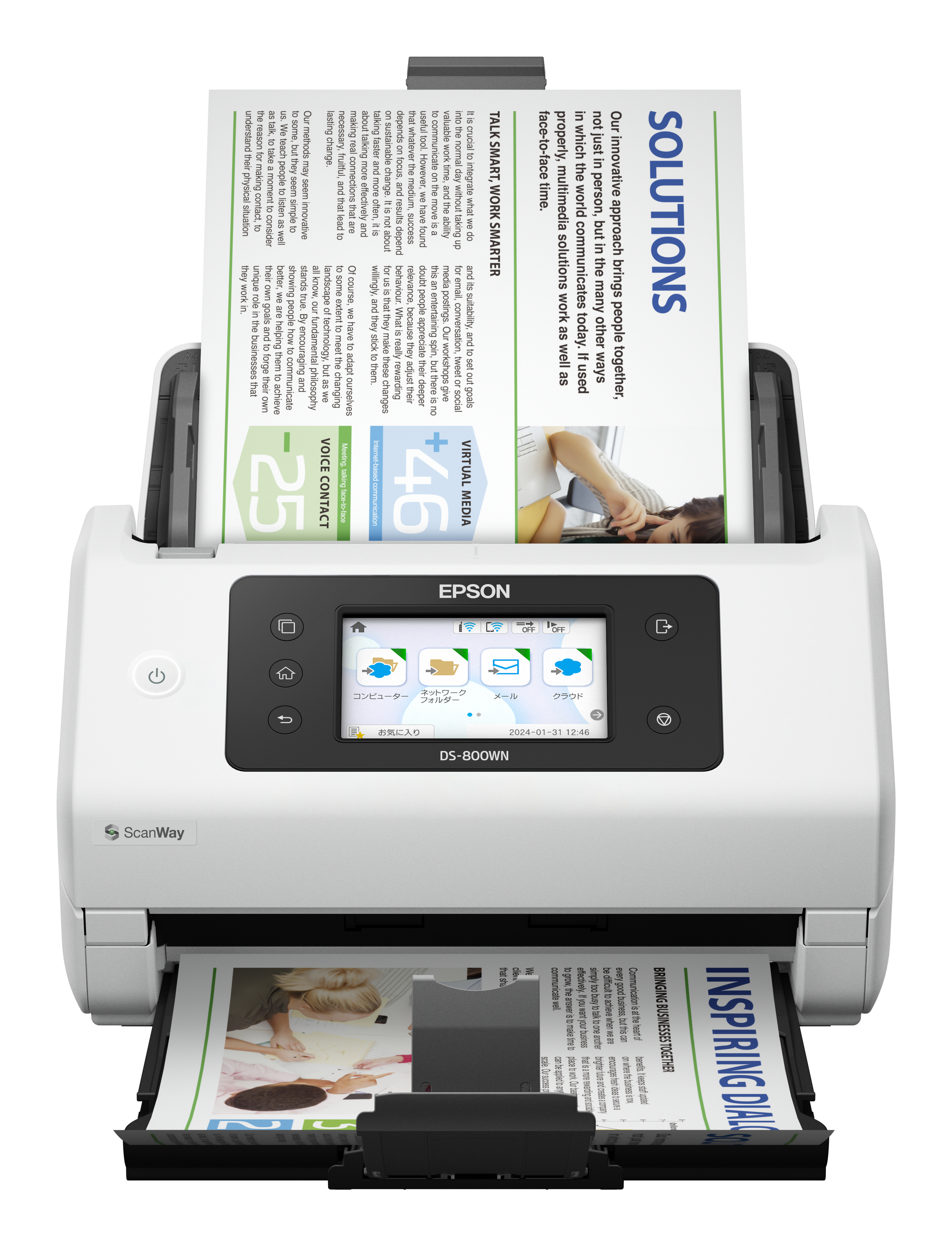 Epson WorkForce DS-800WN Duplex 600 dpi A4/Legal