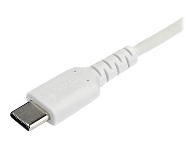 STARTECHCOM RUSB2CC2MW USBC Kabel 2m hochwertiges USB 20 TypC Datenuebertragungs und Ladekabel StSt Weiss