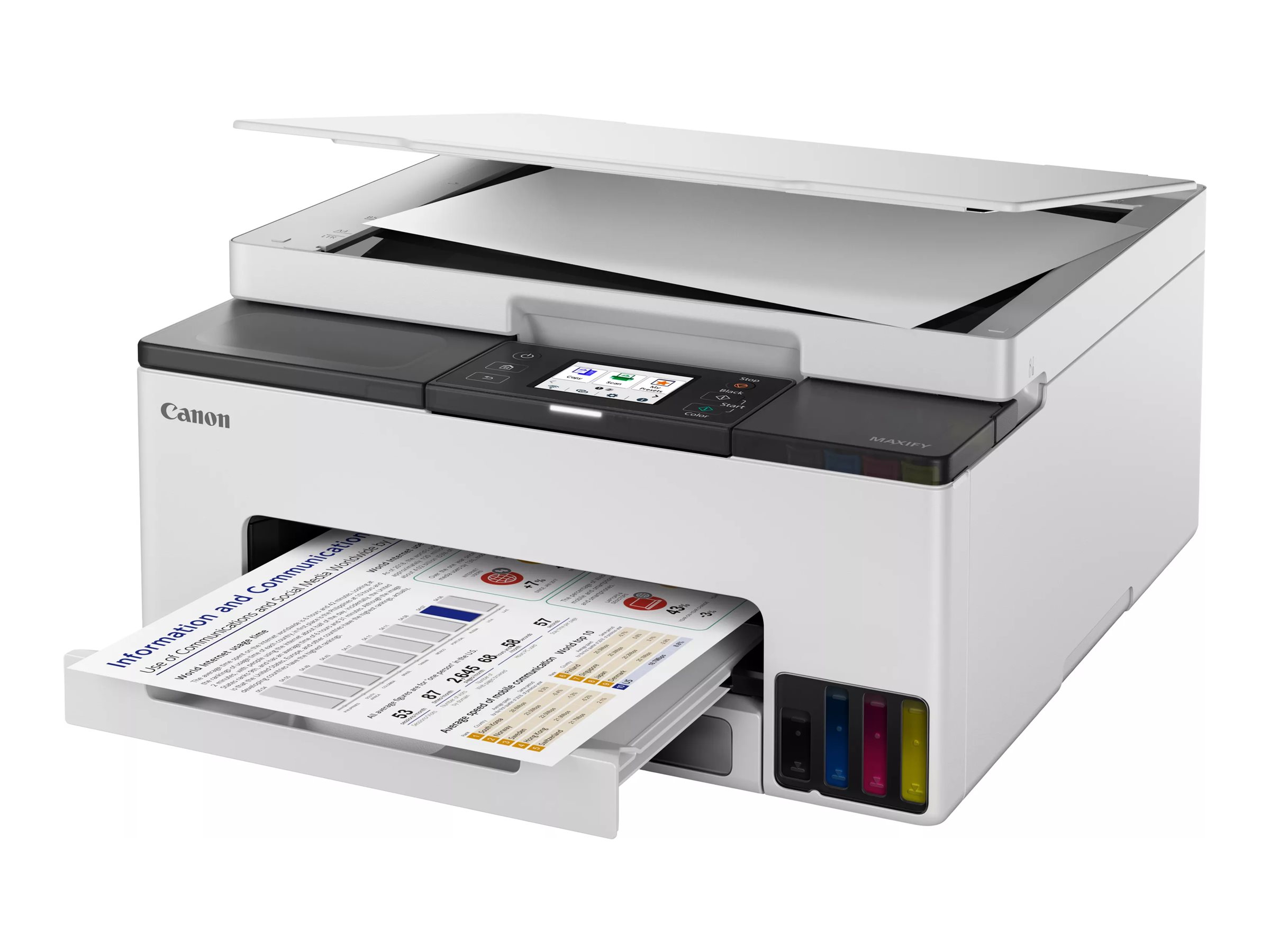 Canon MAXIFY GX1050 3 in 1 Tintenstrahl-Multifunktionsdrucker grau Canon MAXIFY GX1050 3 in 1 Tintenstrahl-Multifunktionsdrucker grau