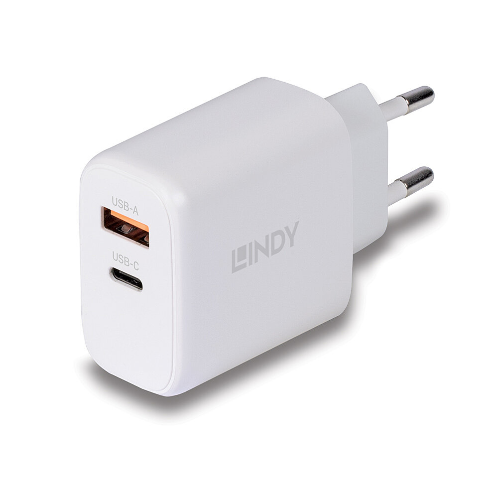 LINDY 65W USB Type C GaN Charger mit EUStecker