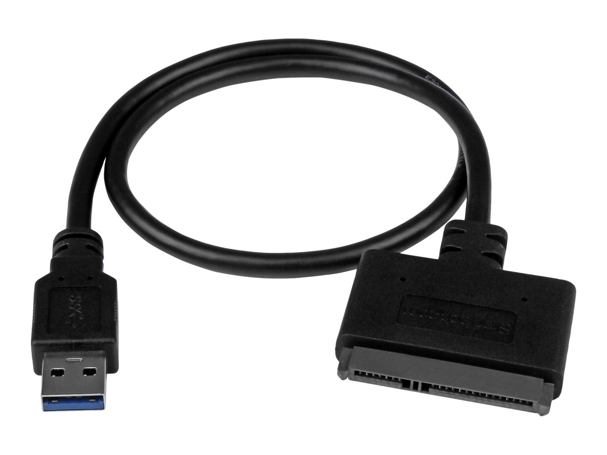 STARTECH.COM USB312SAT3CB USB 3.1 to 6.35cm/2.5in SATA Adapter with Integrated Cable