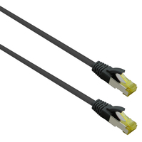 helos ultra flex Patchkabel S/FTP Cat 6a TPE schwarz 10,0m helos ultra flex Patchkabel S/FTP Cat 6a TPE schwarz 10,0m