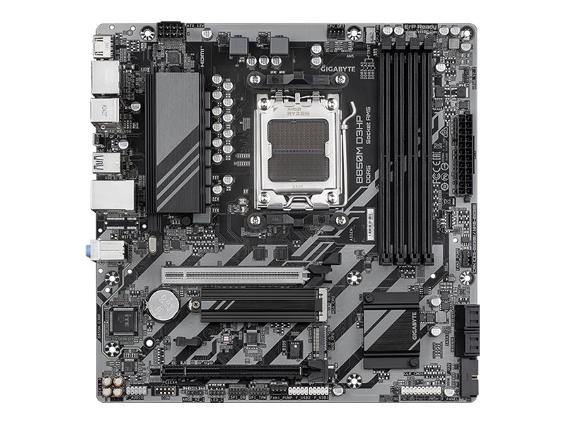 GIGABYTE B850M D3HP AM5 MB 4xDDR5 4xSATA 2xM.2 GIGABYTE B850M D3HP AM5 MB 4xDDR5 4xSATA 2xM.2