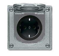 Busch-Jaeger UP-Steckdose SCHUKO 20 EFDB2 grau Busch-Jaeger UP-Steckdose SCHUKO 20 EFDB2 grau