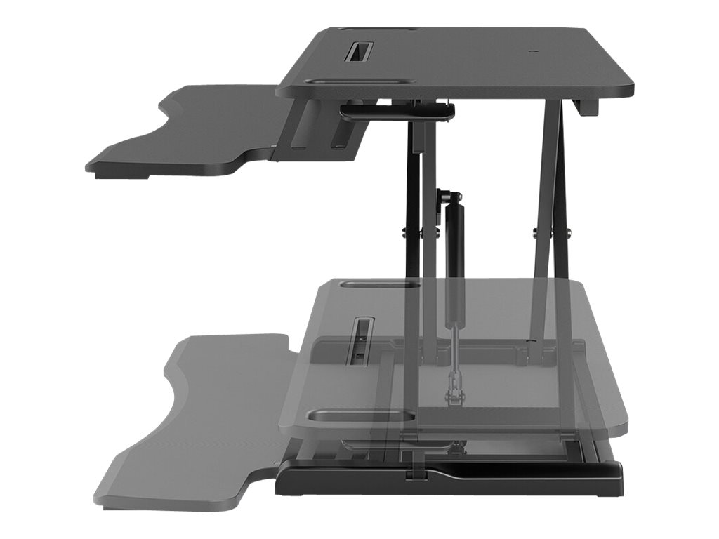 NEOMOUNTS NS-WS300BLACK Workstation - sit-stand workplace height adjustment: 11-51 NEOMOUNTS NS-WS300BLACK Workstation - sit-stand workplace height adjustment: 11-51