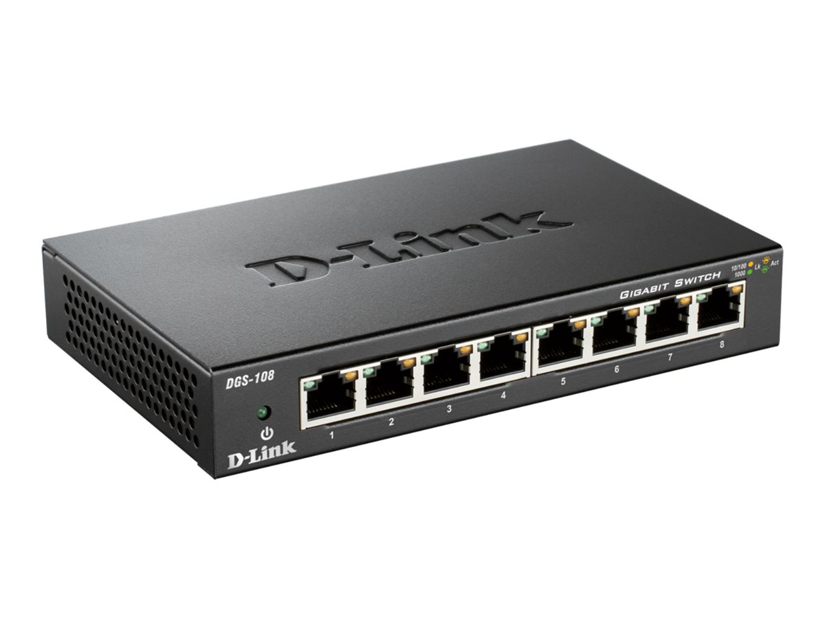 DLIN Desktop unmanaged Switch 8x10/100/1000 DLIN Desktop unmanaged Switch 8x10/100/1000