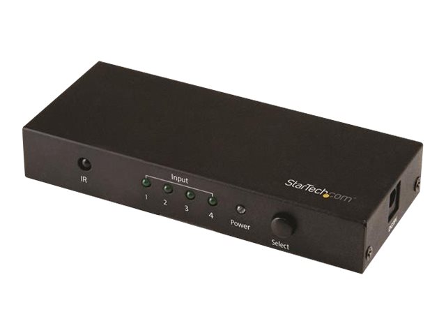 STARTECHCOM 4 Port HDMI Automatic Switch 4K HDMI Switch Box Ultra HD 4k 60Hz