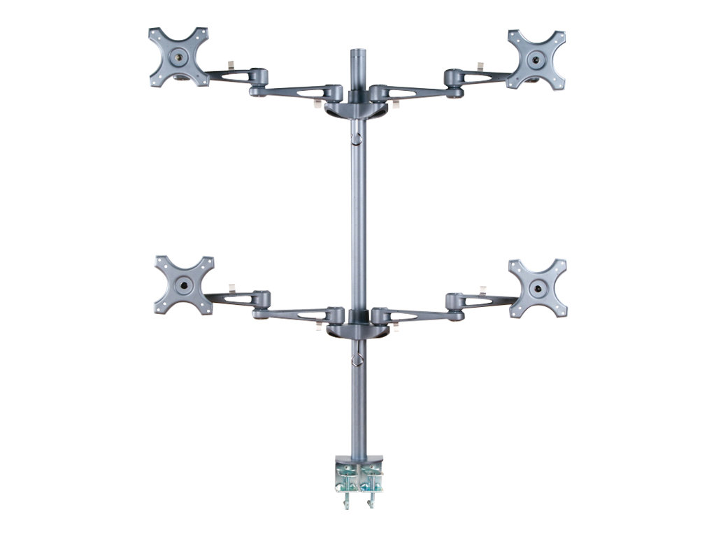 NEOMOUNTS DeskMount 4x25,4-66,04cm 4x10-26Zoll 12 kg Clamp Silver NEOMOUNTS DeskMount 4x25,4-66,04cm 4x10-26Zoll 12 kg Clamp Silver