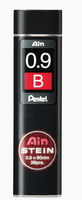 Pentel Ain Stein C279 FeinminenBleistiftminen schwarz B 0,9 mm, 36 St