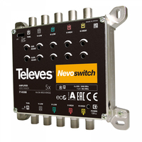 TELEVES Deutschland Verstärker MS510VGQ 5fach 5-15dB f. MS NEVO ohne NT TELEVES Deutschland Verstärker MS510VGQ 5fach 5-15dB f. MS NEVO ohne NT