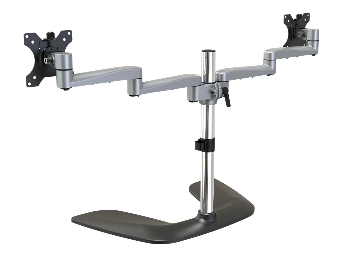 STARTECH.COM Dualmonitor Stand - Gelenkarme - höhenverstellbar - Für VESA-Monitore bis 81,28cm 32Zoll - Stahl /Aluminium