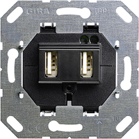 Gira Spannungsversorgung 235900 USB 2fach Einsatz