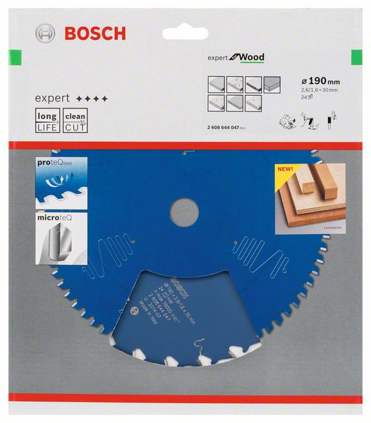 BOSCH EXPERT for Wood Kreissaegeblatt 190,0 mm, 24 Zaehne