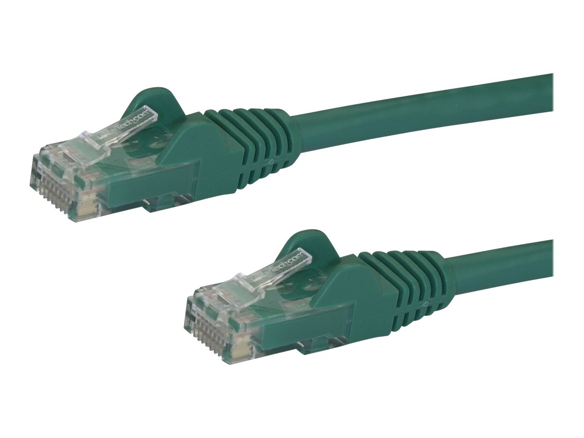 STARTECHCOM 10m Cat6 Patch Cable with Snagless RJ45 Connectors Green Cat 6 Ethernet Patch Cable 10 m UTP Cat6 Patch Cord