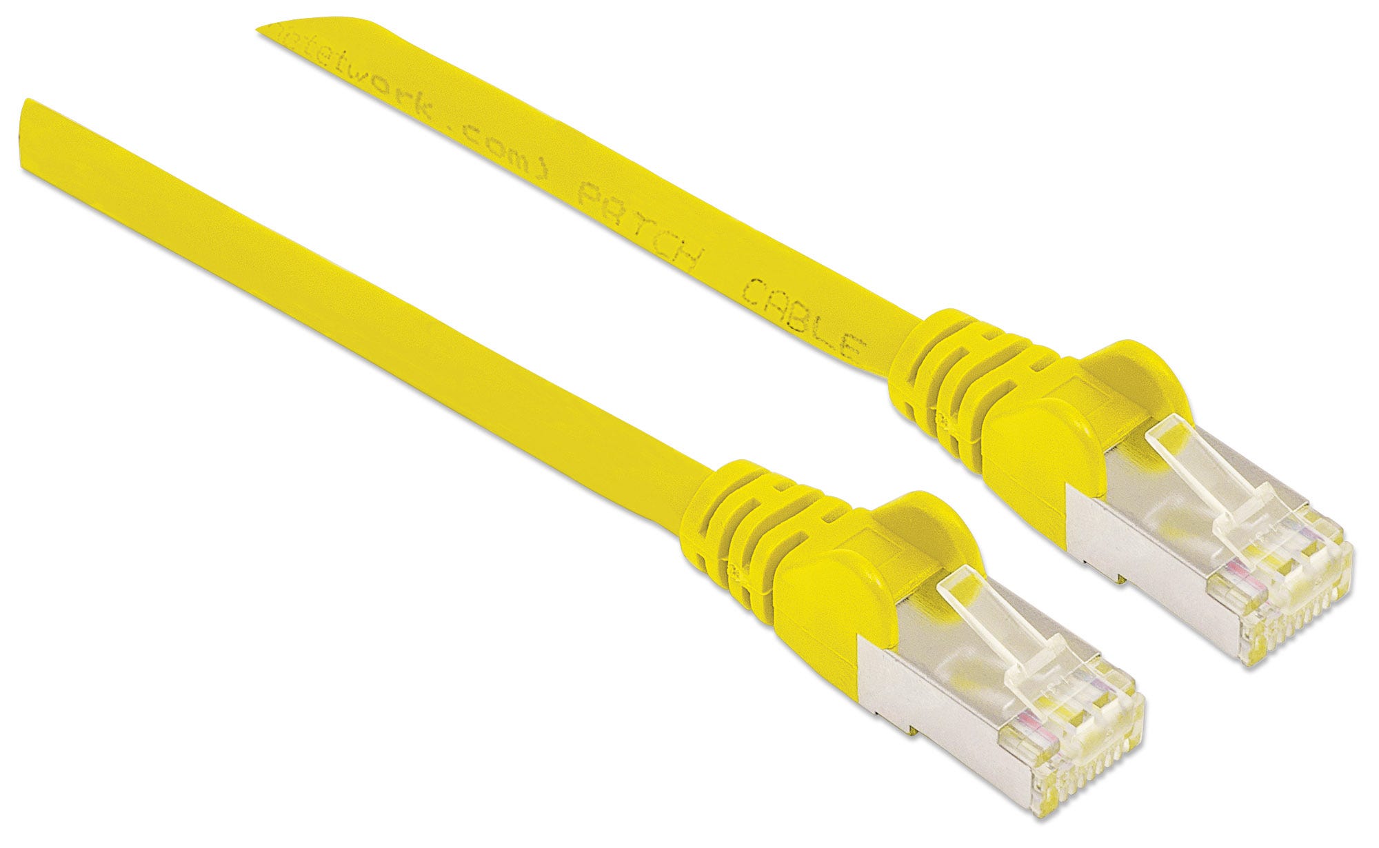 INTELLINET Netzwerkkabel Cat6a SFTP 5 m gelb vollkupfer Cat6azertifiziert LS0H RJ45SteckerRJ45Stecker