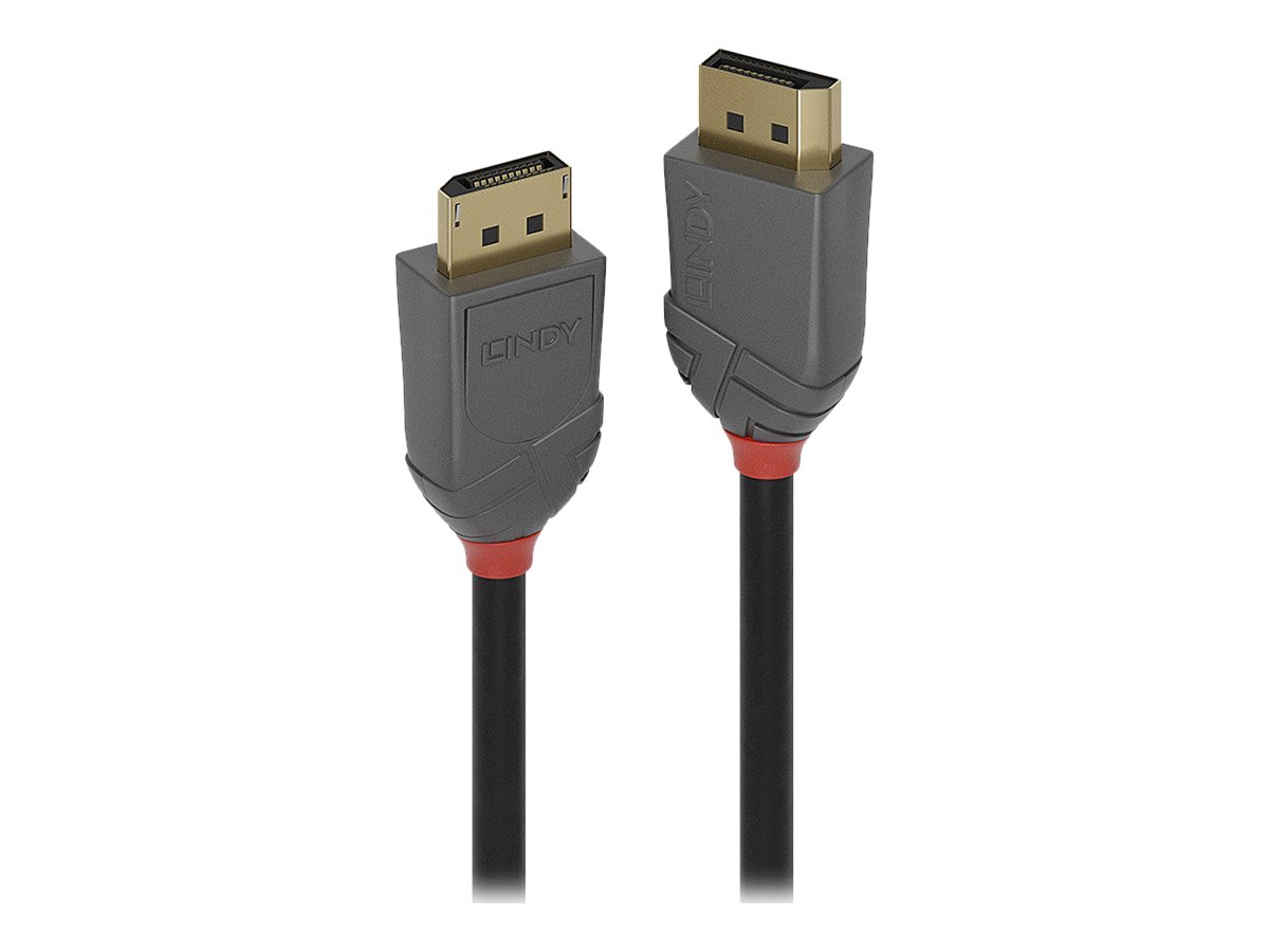 LINDY 2m DisplayPort 1.4 Kabel Anthra Line LINDY 2m DisplayPort 1.4 Kabel Anthra Line