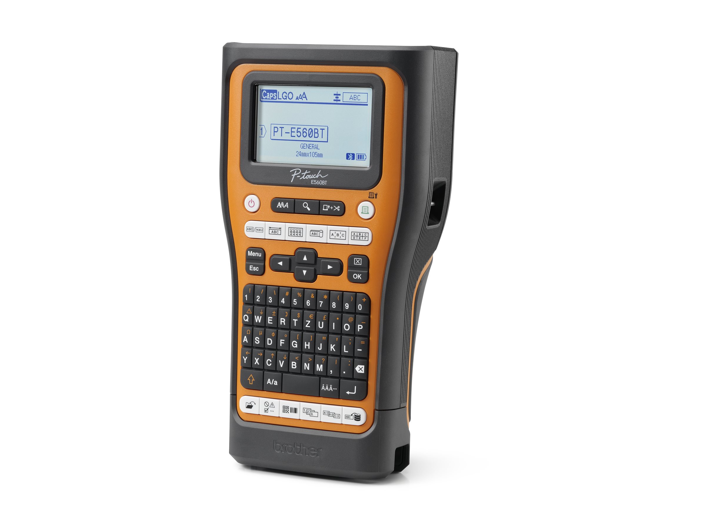 brother P-touch E560BT BeschriftungsgerÃ¤t orange, schwarz