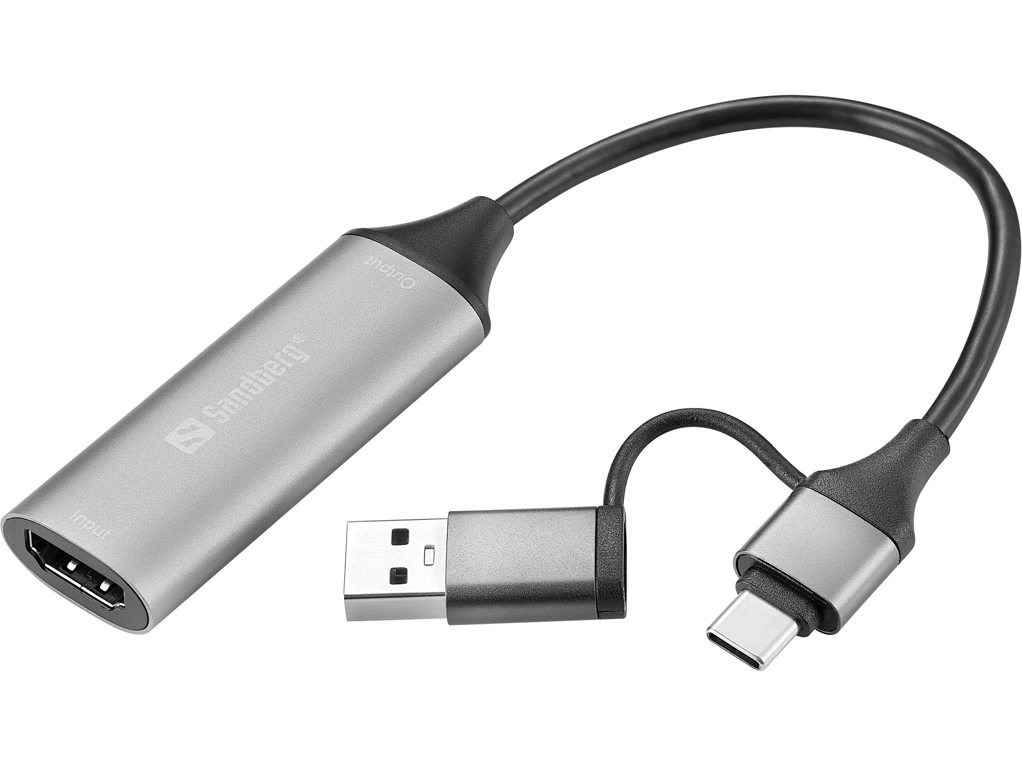 SANDBERG Capture Link 136-70 HDMI weiblich zu 24 Pin USB-C