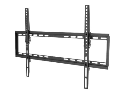 MANHATTAN Ultraflache TV-Wandhalterung Fuer Bildschirme 93,98 - 177,8cm 37 - 70Zoll und bis 35kg 0 bis 8 Grad neigbar schwarz