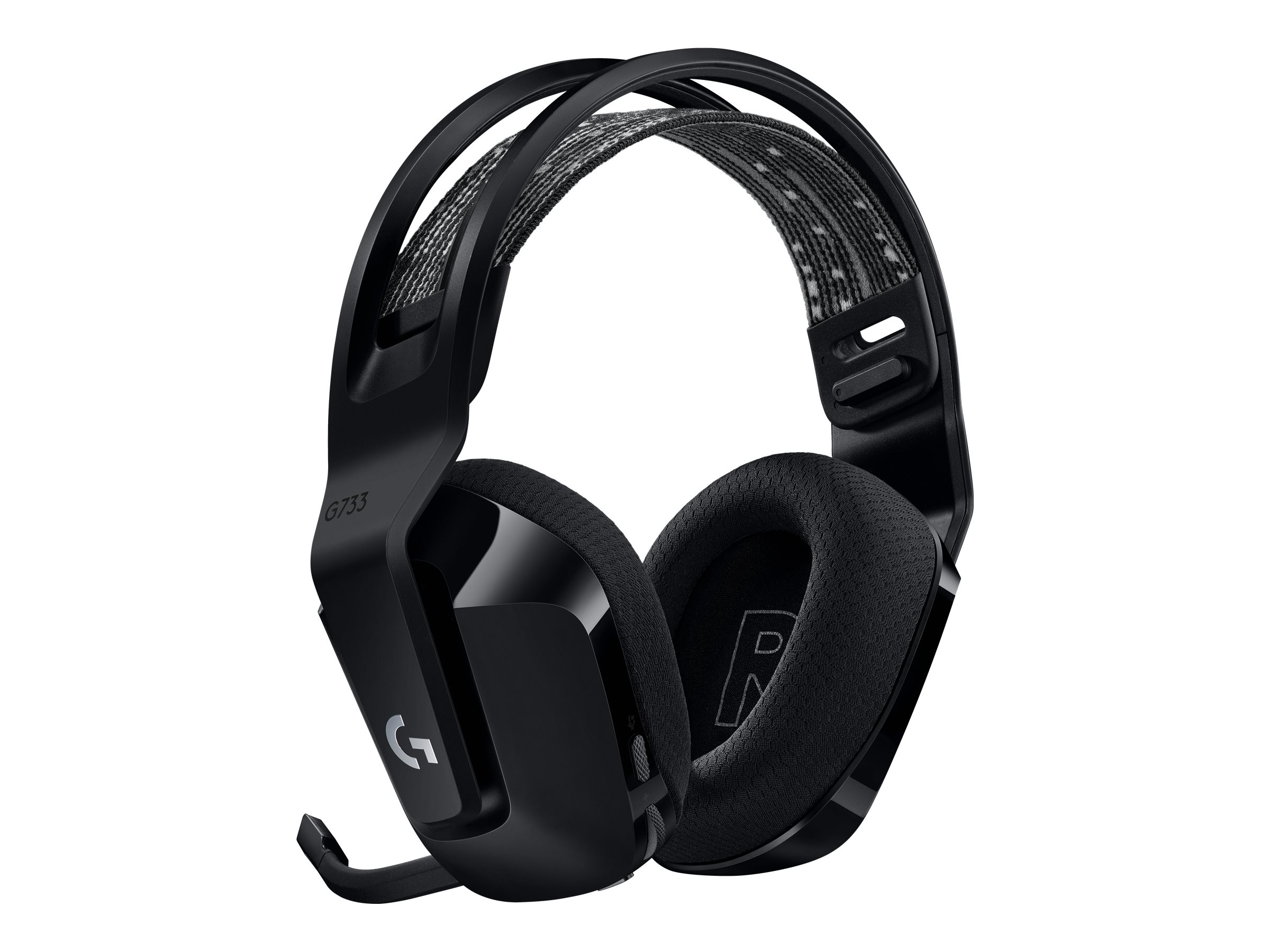 LOGITECH G G733 LIGHTSPEED Wireless RGB Gaming Headset Headset full size 2.4 GHz wireless black LOGITECH G G733 LIGHTSPEED Wireless RGB Gaming Headset Headset full size 2.4 GHz wireless black