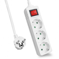 helos Steckdosenleiste CLASSIC, 3-fach, weiss, 5,0m, mit Schalter helos Steckdosenleiste CLASSIC, 3-fach, weiss, 5,0m, mit Schalter