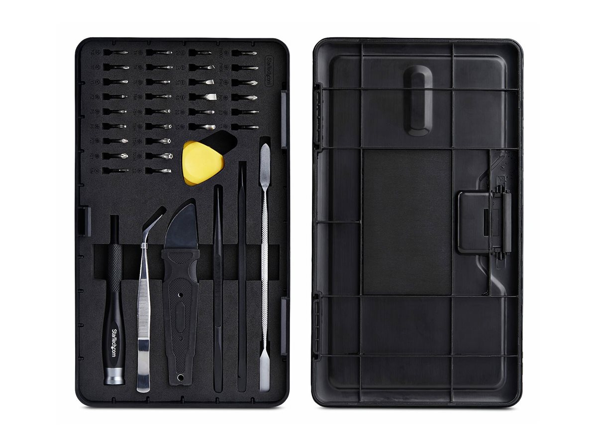 STARTECHCOM 40tlg ComputerReparaturset fur Laptop PC Elektronik Telefon 30BitPräzisionsschraubendreher Reparaturkit