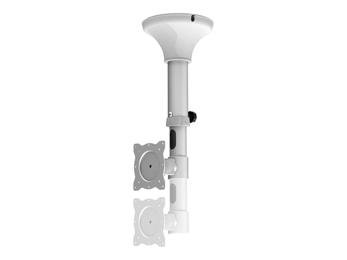 NEOMOUNTS FPMA-C025SILVER Ceiling Mount für Flatscreens 25,4-76,2cm 10-30Zoll schwenkbar max 12kg VESA 75x75 or 100x100mm