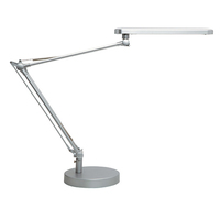 unilux MAMBO LED-Schreibtischlampe grau