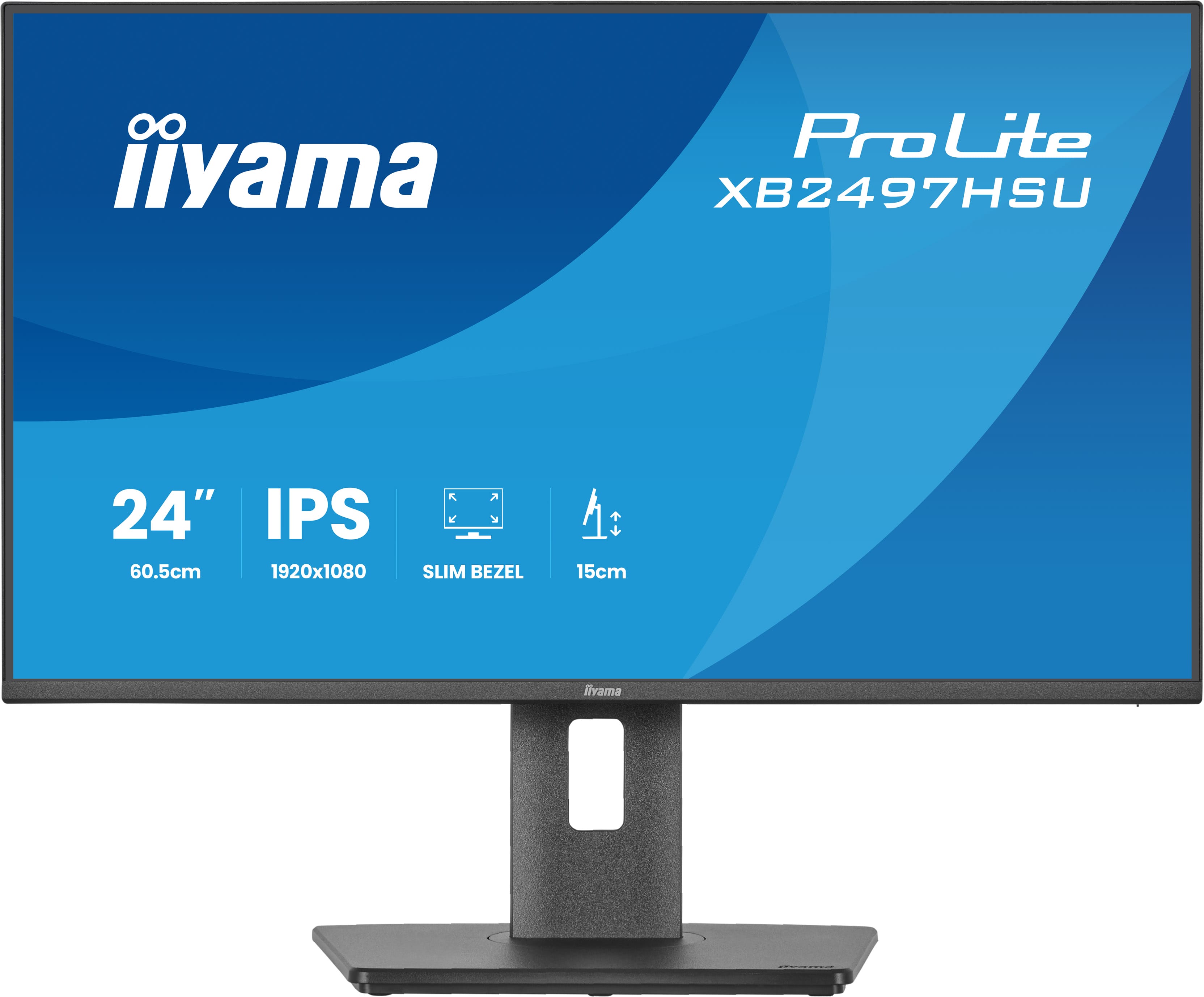 Iiyama ProLite XB2497HSU-B1 61 cm (24") 16:10 HDMI+DP+2xUSB-C