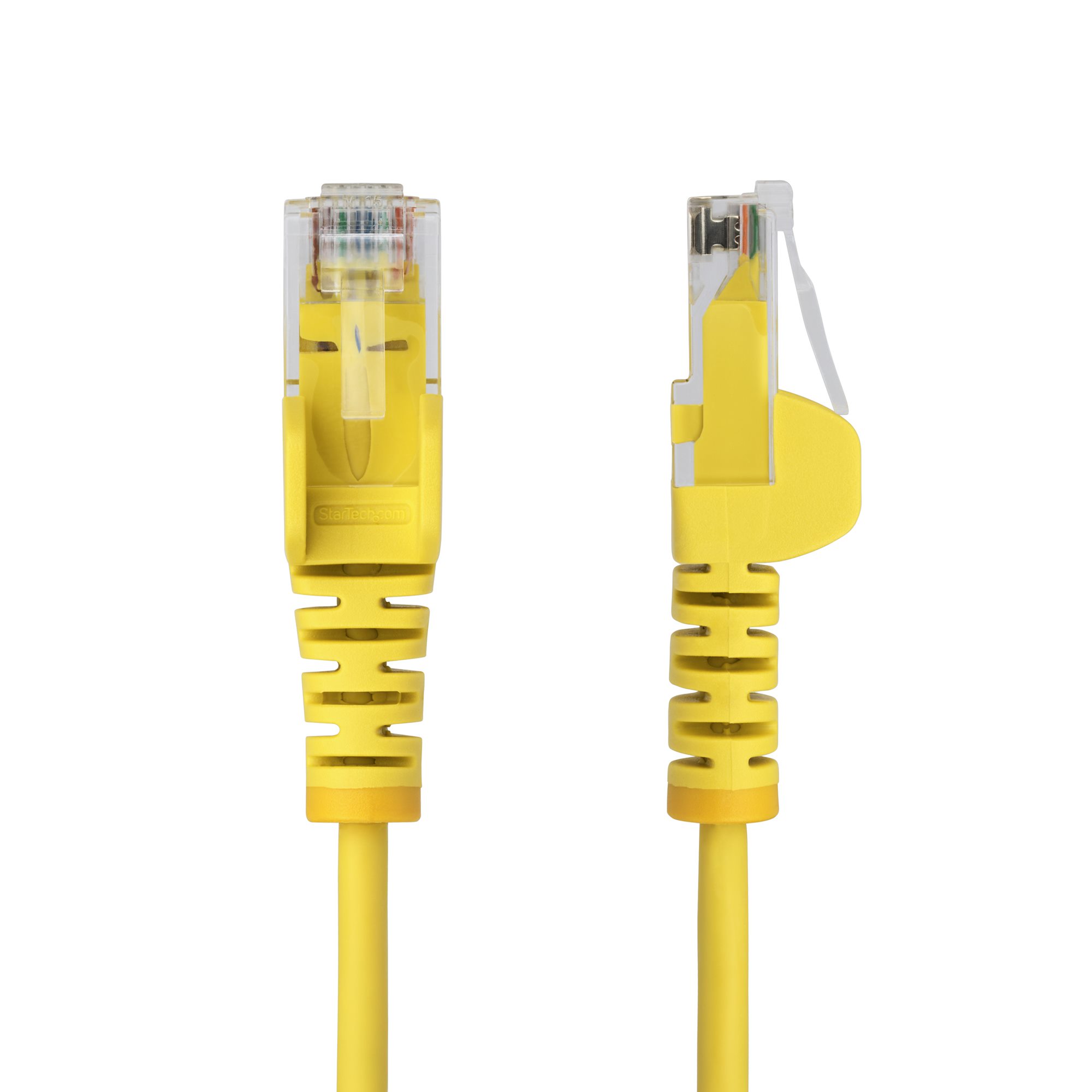 STARTECHCOM 5m Gelbes Schlankes CAT6EthernetKabel Snagless RJ45 LSZH 28AWG Reines Kupfer PatchkabelNetzwerkkabel