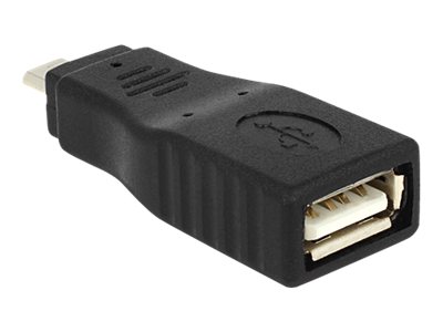 Delock Adapter USB Micro B Stecker > USB 2.0 Buchse OTG voll geschirmt Delock Adapter USB Micro B Stecker > USB 2.0 Buchse OTG voll geschirmt