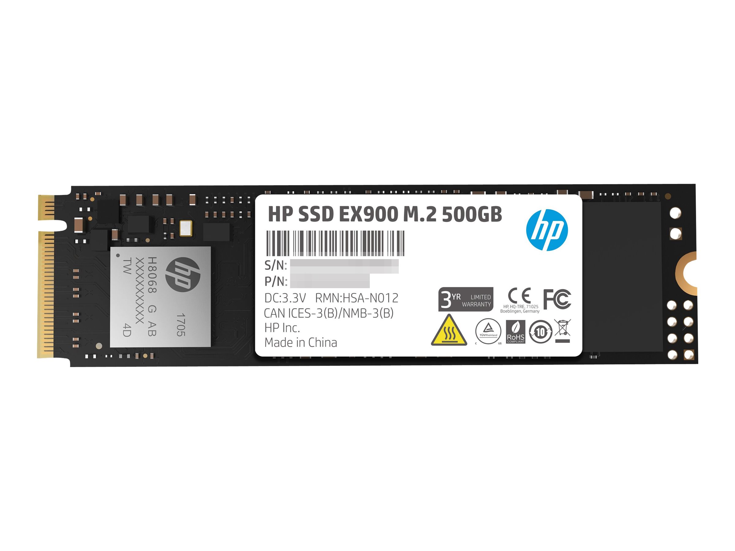 HP SSD EX900 500GB M.2 NVME
