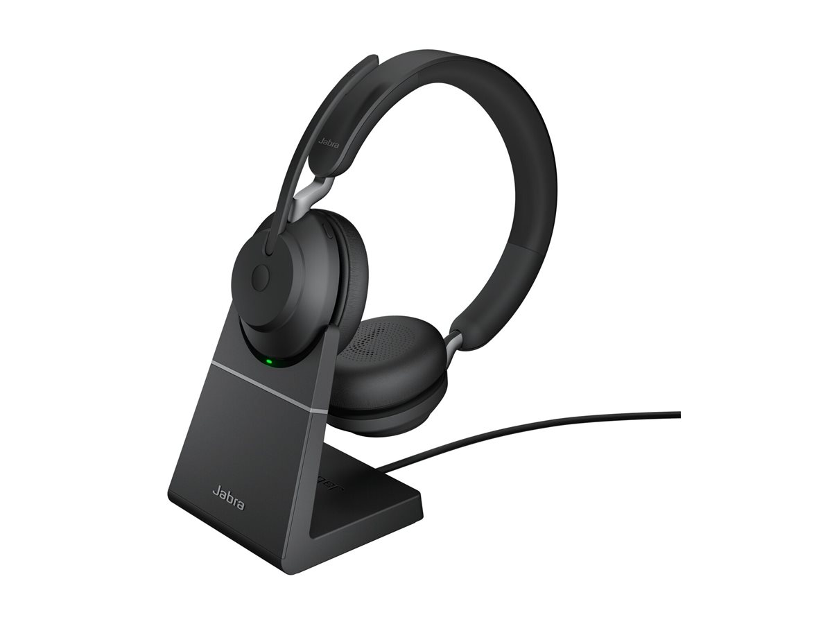 Jabra Evolve2 65 UC Stereo USB-C black mit Ladestation