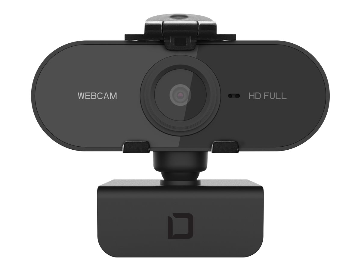 Dicota Webcam PRO Plus Full HD schwarz
