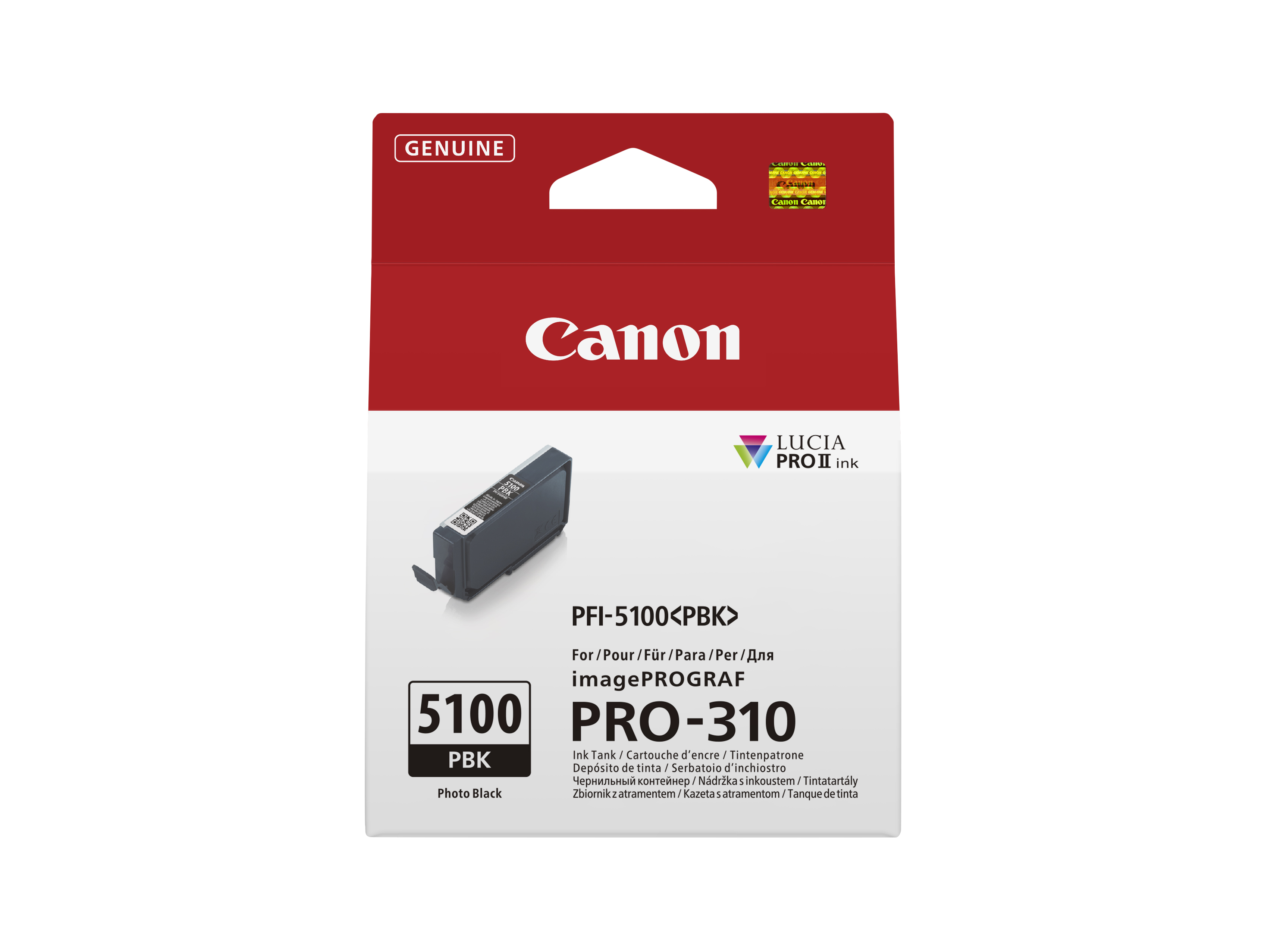 Canon PFI5100 PBK Foto schwarz Druckerpatrone