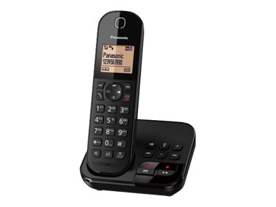 Panasonic Schnurlostelefon mit AB KX-TGC420GB - schwarz