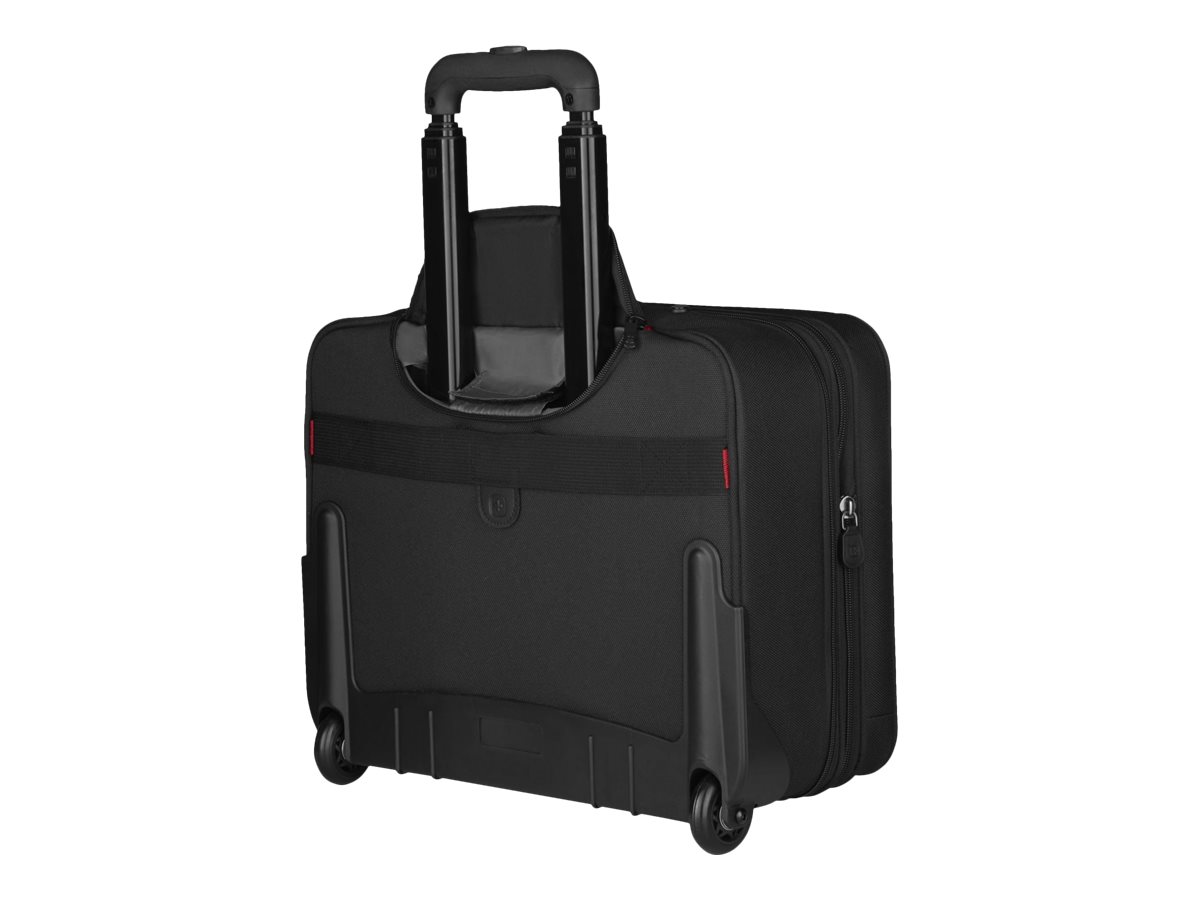 Wenger Transfer Erweiterbare 16-Zoll-Laptop-Tasche mit Rollen - schwarz