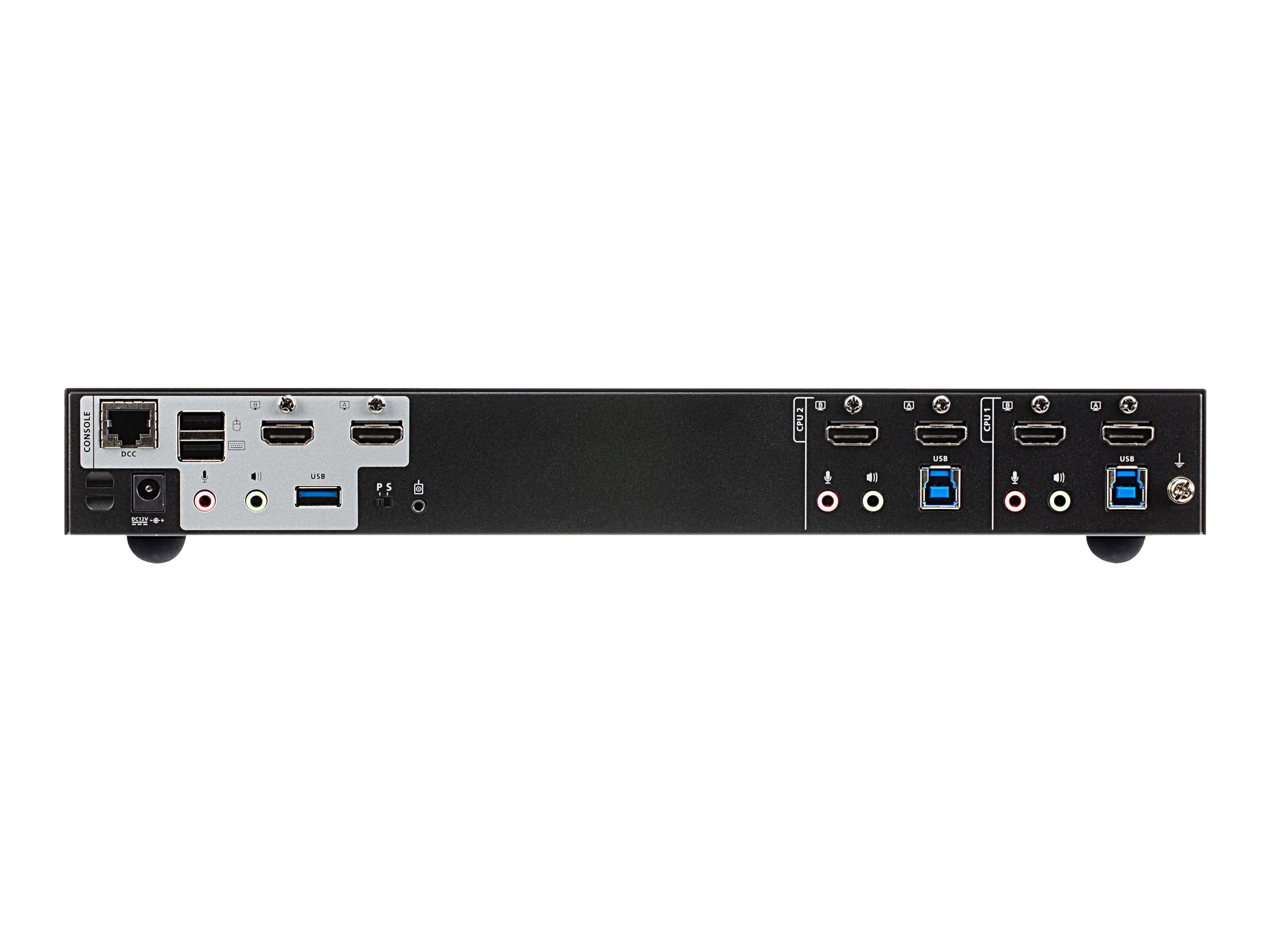 ATEN CS1842 2-Port USB 3.0 4K HDMI Dual Display KVMP Switch - KVM-/Audio-/USB-Switch - 2 Anschlüsse