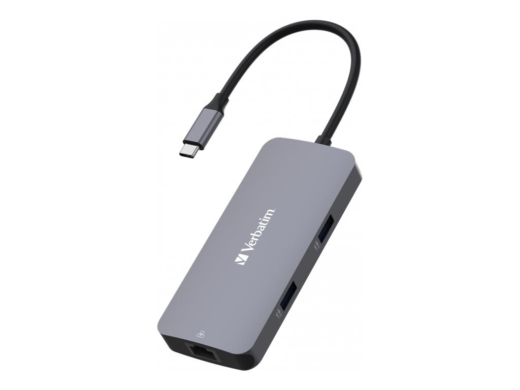 Verbatim USB-C Pro Multiport-Hub mit 5 Anschluessen CMH-05