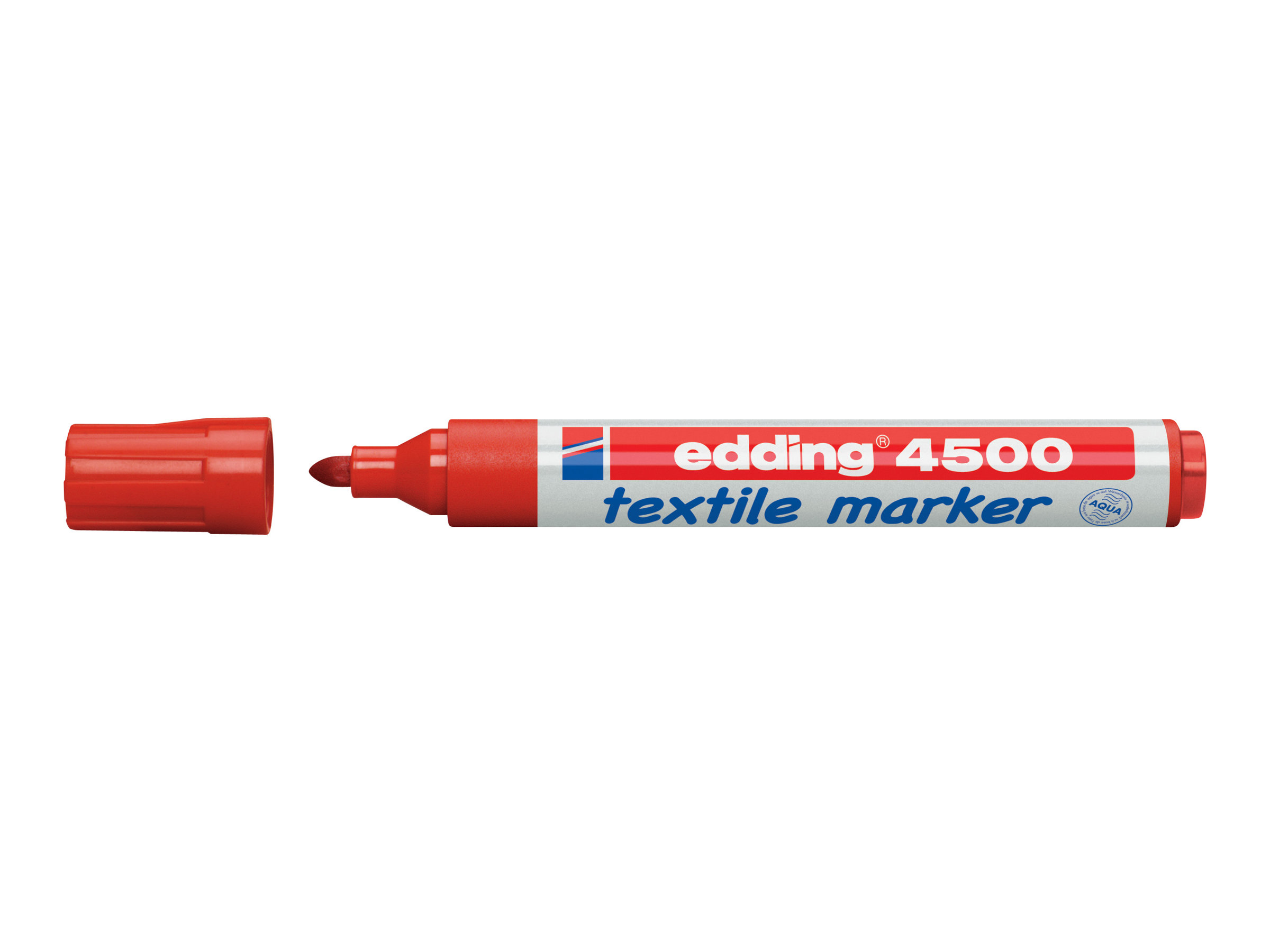 edding 4500 Textilmarker rot 2,0 3,0 mm, 1 St