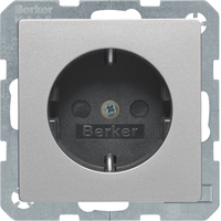 Berker Steckdose SCHUKO 47236084 Q.1/Q.3 alu samt lackiert Berker Steckdose SCHUKO 47236084 Q.1/Q.3 alu samt lackiert