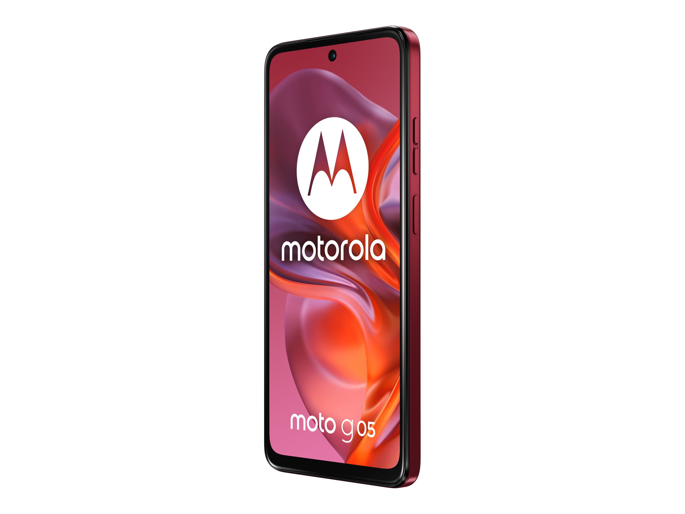 MOTOROLA moto g05 Dual-SIM-Smartphone plum red 64 GB