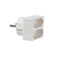 Bachmann Multistecker 921.271 PVC weiss