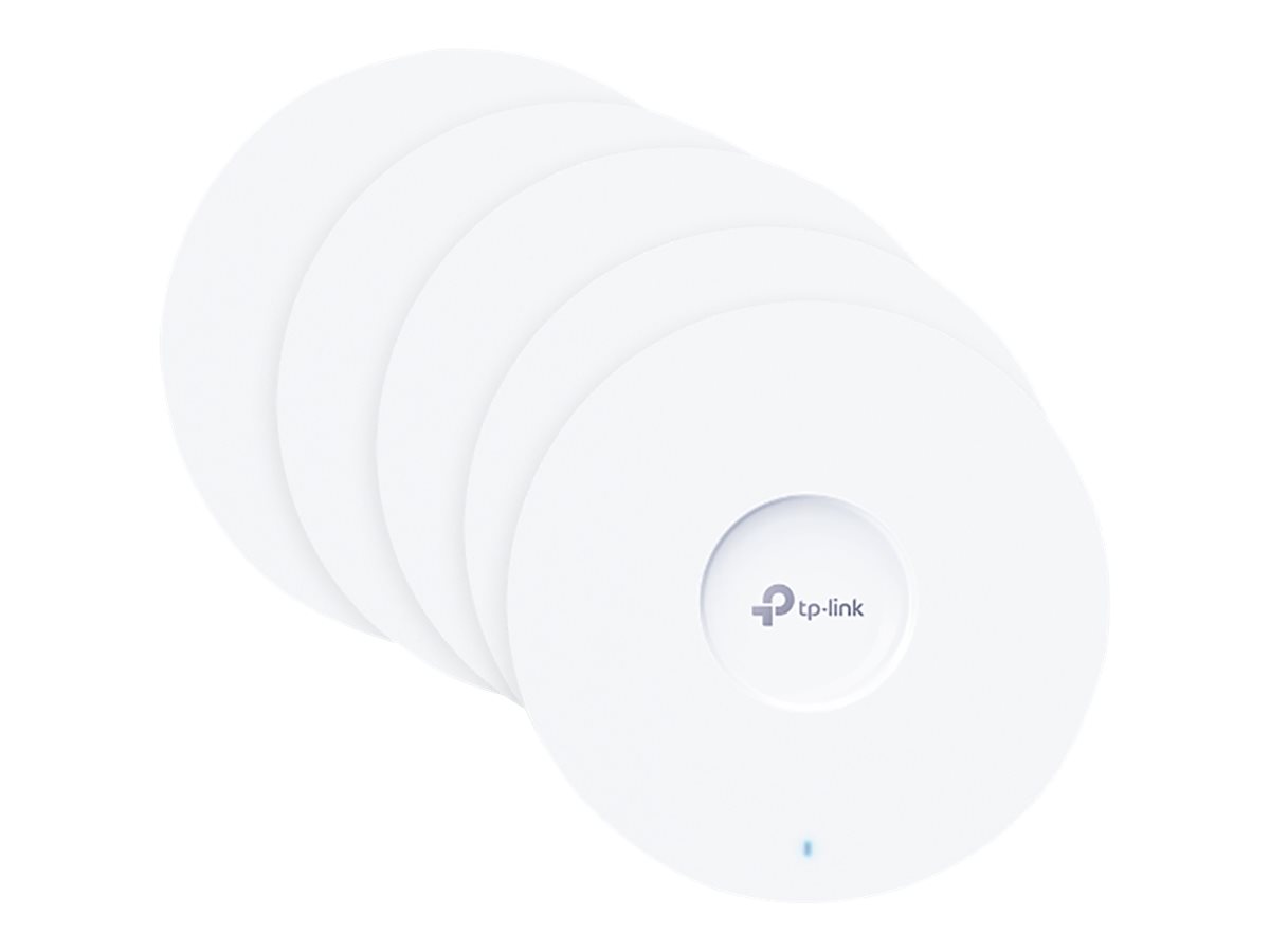 TP-LINK EAP613 (5-Pack) AX1800 Ceiling Mount Dual-Band Wi-Fi 6 Access Point 1x Gigabit RJ45 Port 574Mbps at 2,4GHz 1201Mbps at 5GHz