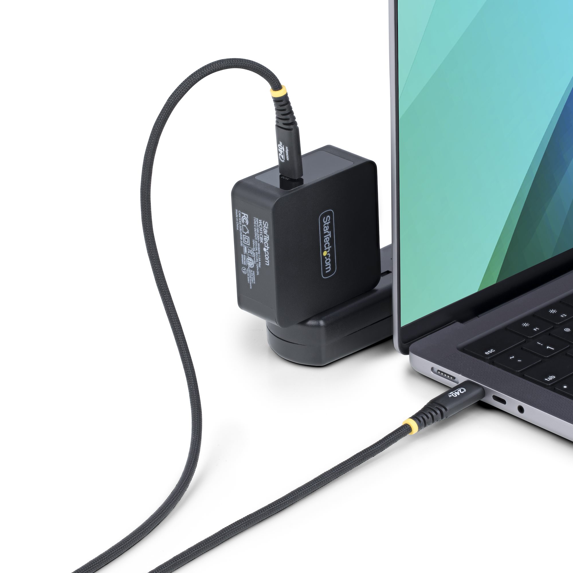 StarTech.com USB-C Ladekabel 1m 240W Silicone Jacket w/Braid
