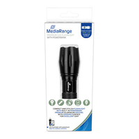 MediaRange MR735 LED Taschenlampe schwarz 2,8 cm, 250 Lumen, 10,0 W MediaRange MR735 LED Taschenlampe schwarz 2,8 cm, 250 Lumen, 10,0 W